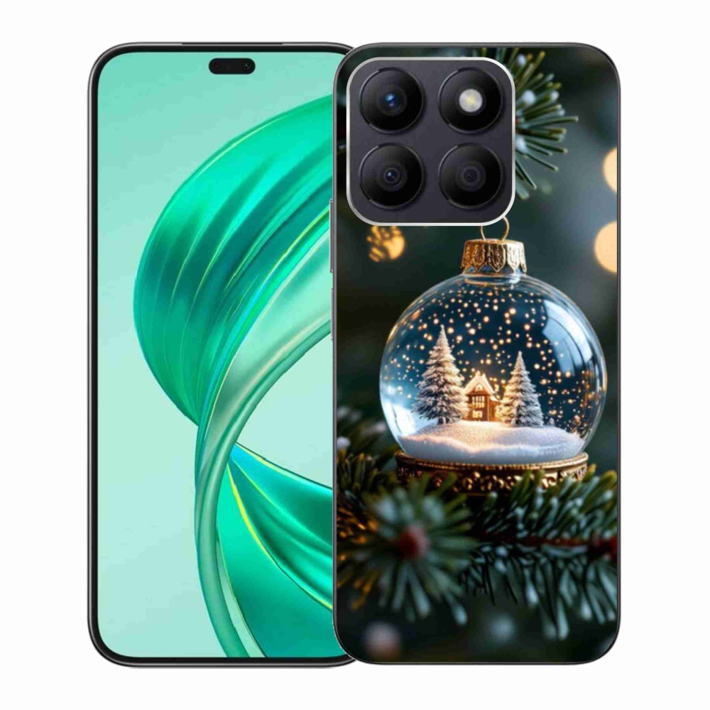 Gélový kryt mmCase na Honor X8b - vianočné gule 2