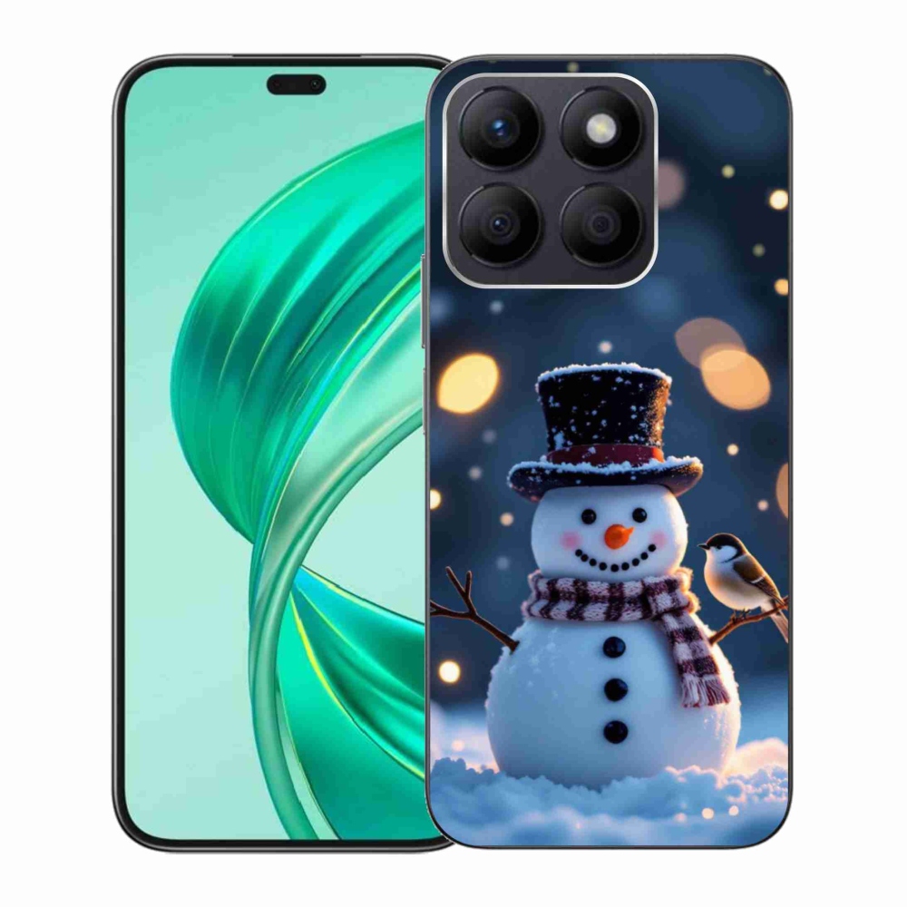 Gélový kryt mmCase na Honor X8b - vianočný snehuliak