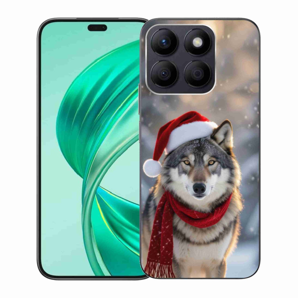 Gélový kryt mmCase na Honor X8b - vianočný vlk