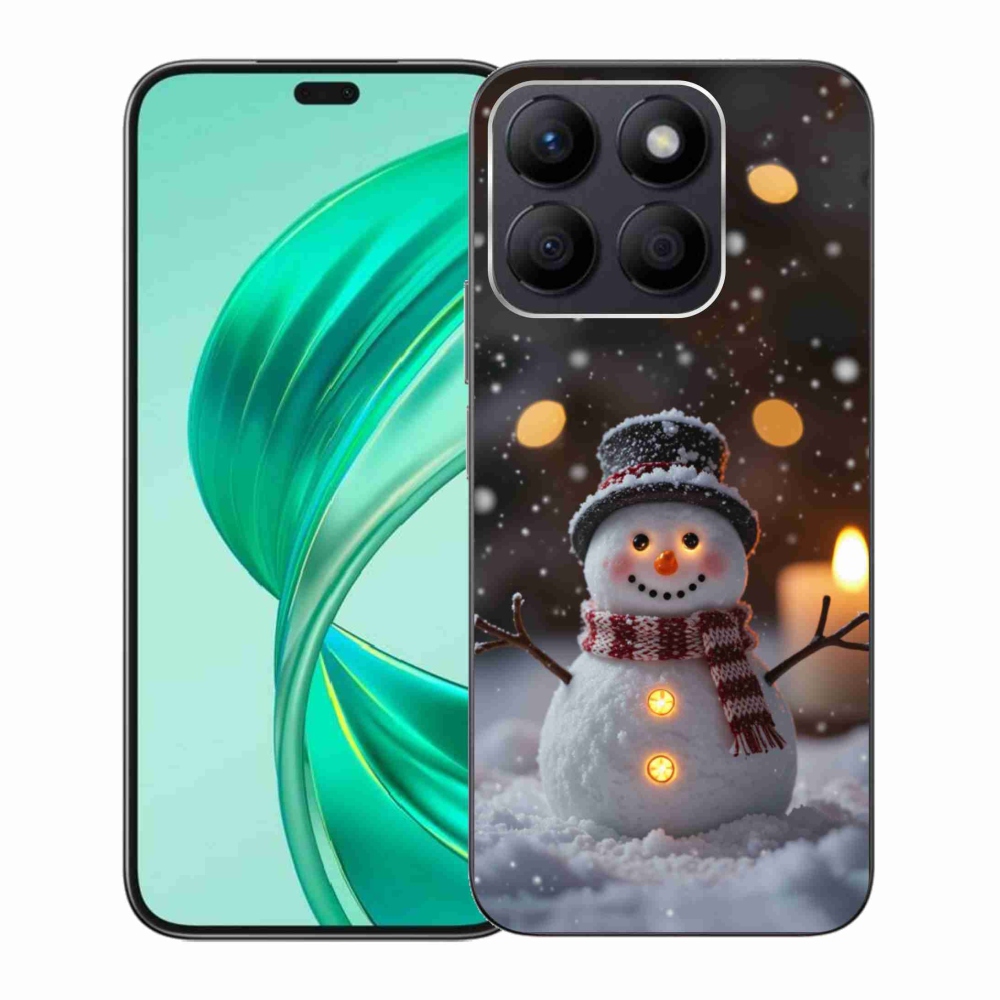 Gélový kryt mmCase na Honor X8b - veselý snehuliak