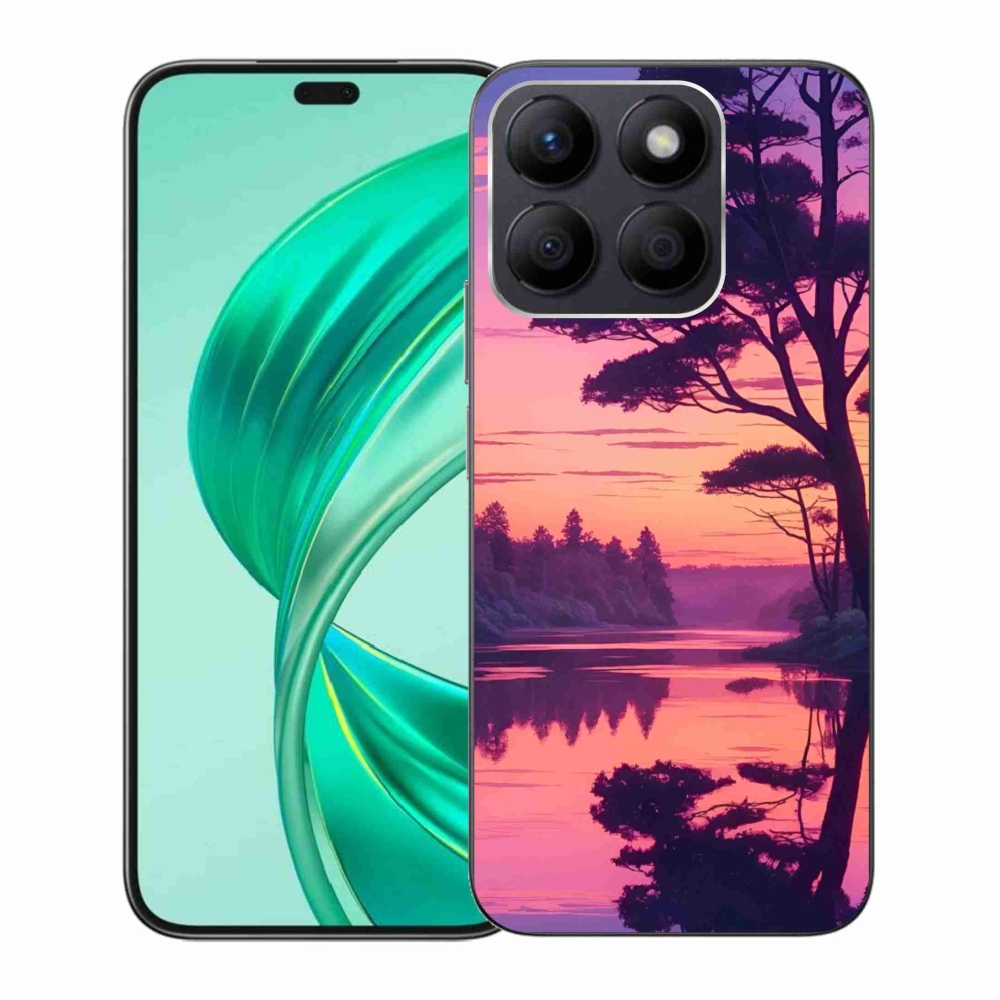 Gélový kryt mmCase na Honor X8b - západ slnka nad jazerom