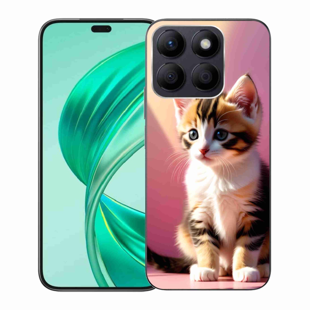 Gélový kryt mmCase na Honor X8b - zvedavé mačiatko 2