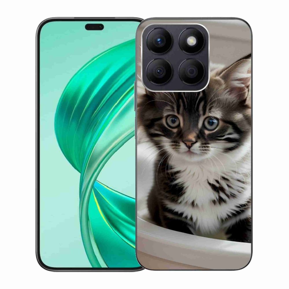 Gélový kryt mmCase na Honor X8b - zvedavé mačiatko