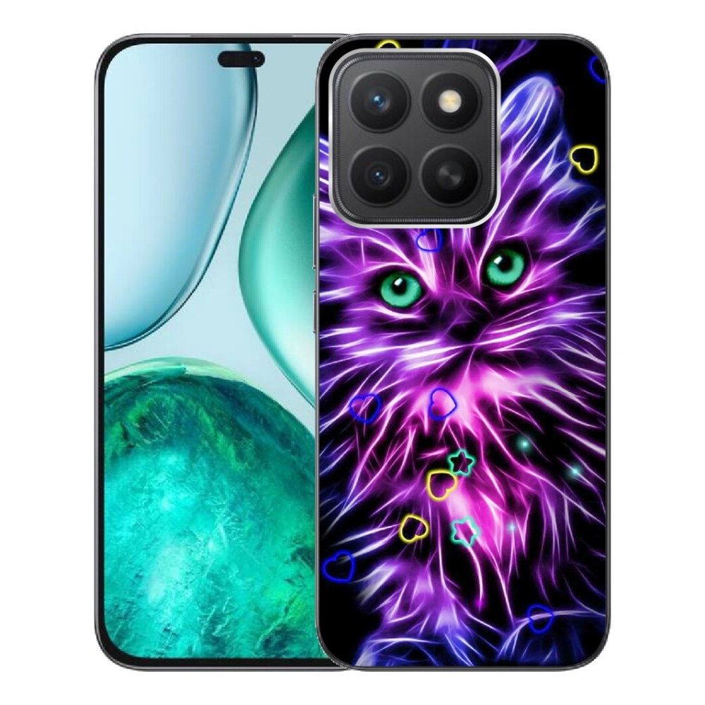 Gélový kryt mmCase na Honor X8c - abstraktná mačka