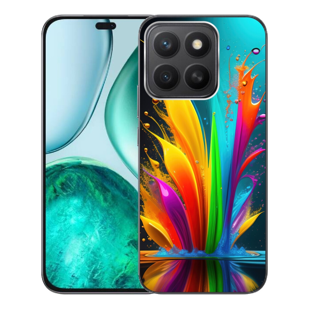 Gélový kryt mmCase na Honor X8c - abstraktný motív 1