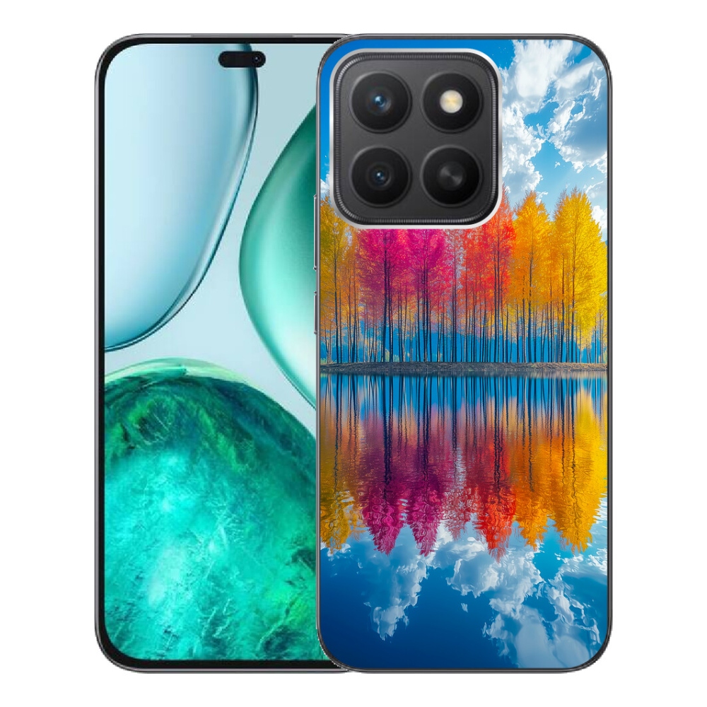 Gélový kryt mmCase na Honor X8c - farebné stromy