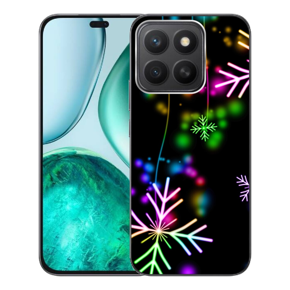 Gélový kryt mmCase na Honor X8c - farebné vločky