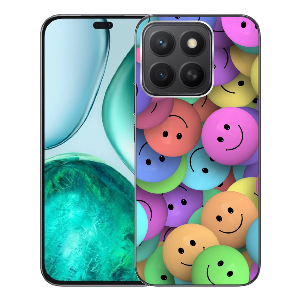 Gélový kryt mmCase na Honor X8c - farební smajlíci