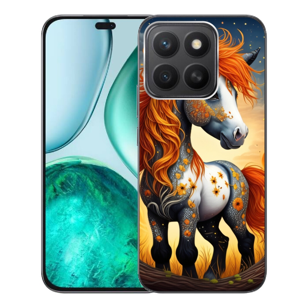 Gélový kryt mmCase na Honor X8c - farebný poník