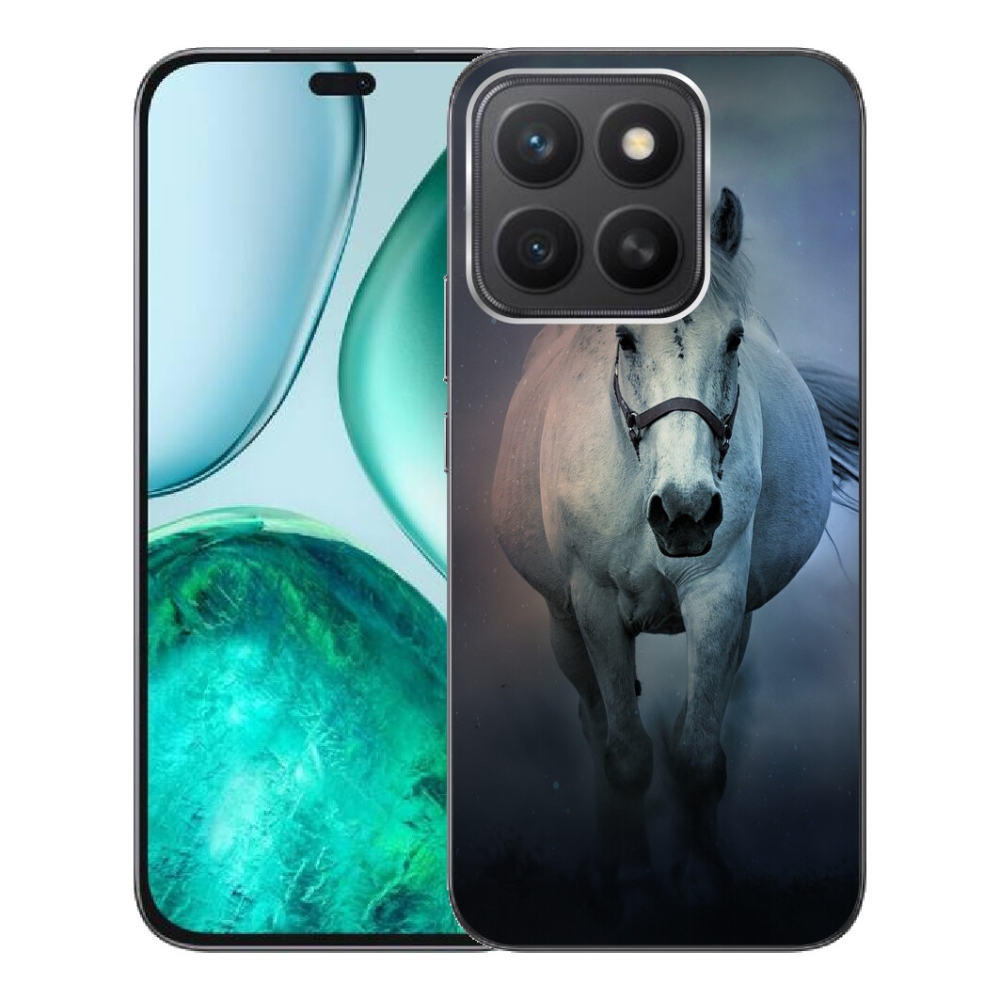 Gélový kryt mmCase na Honor X8c - bežiaci biely kôň