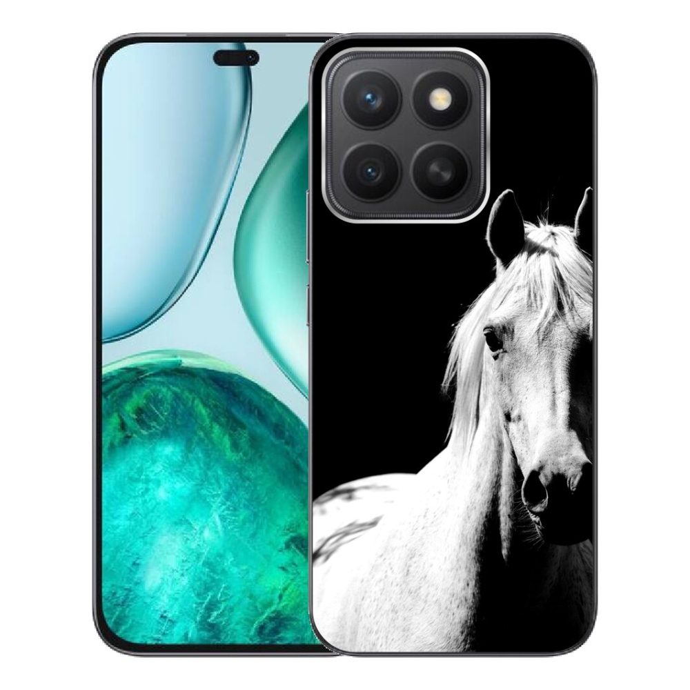 Gélový kryt mmCase na Honor X8c - biely kôň 5