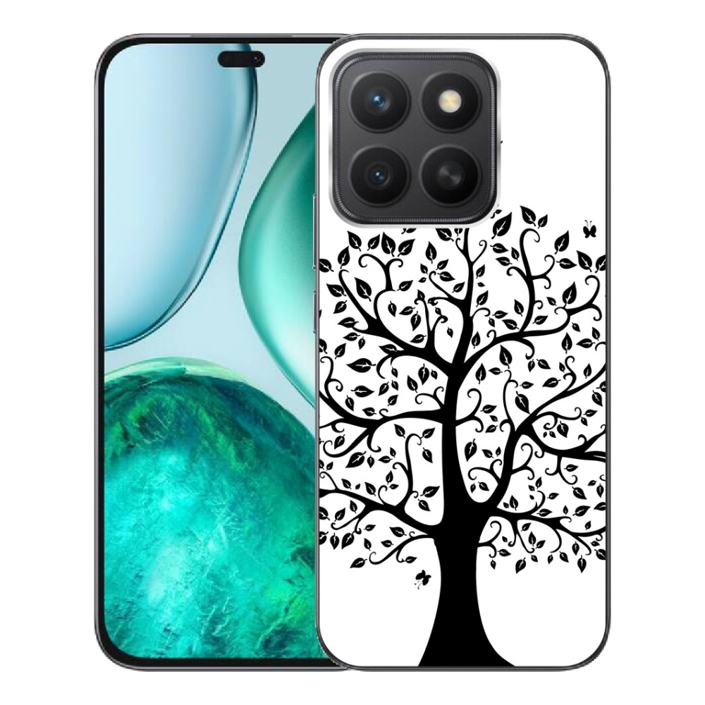 Gélový kryt mmCase na Honor X8c - čiernobiely strom