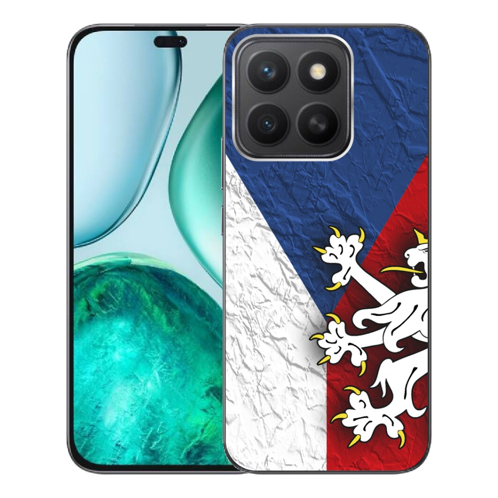Gélový kryt mmCase na Honor X8c - česká vlajka 1