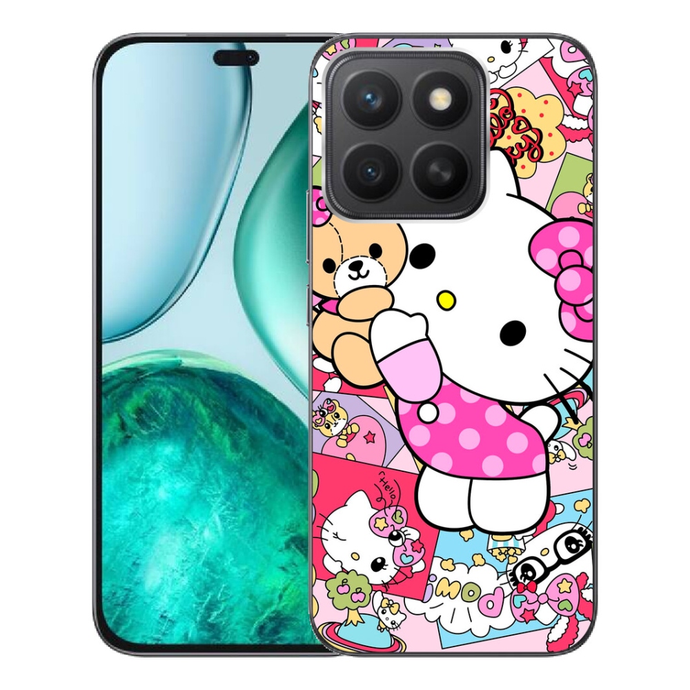 Gélový kryt mmCase na Honor X8c - cute kitty