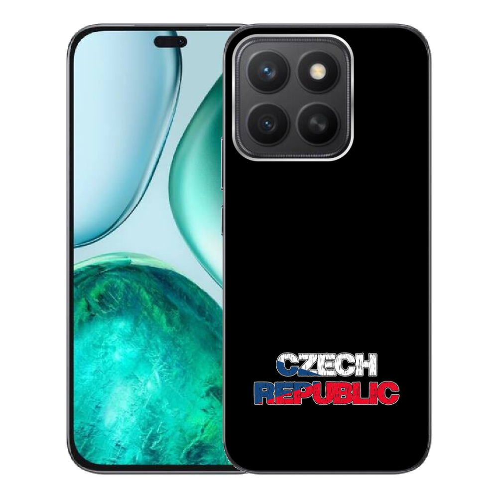 Gélový kryt mmCase na Honor X8c - Slovak Republic čierne pozadie