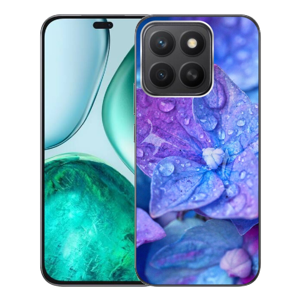 Gélový kryt mmCase na Honor X8c - fialový kvet