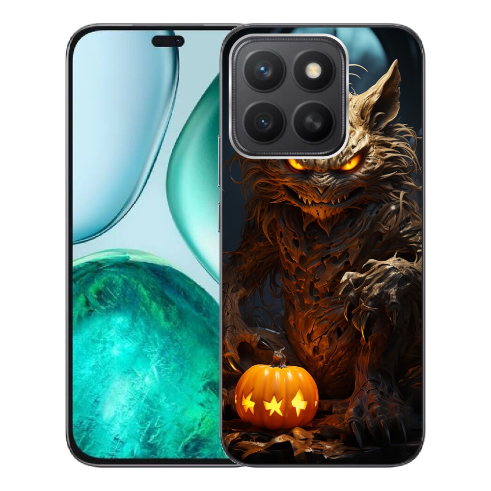Gélový kryt mmCase na Honor X8c - halloweenska príšera