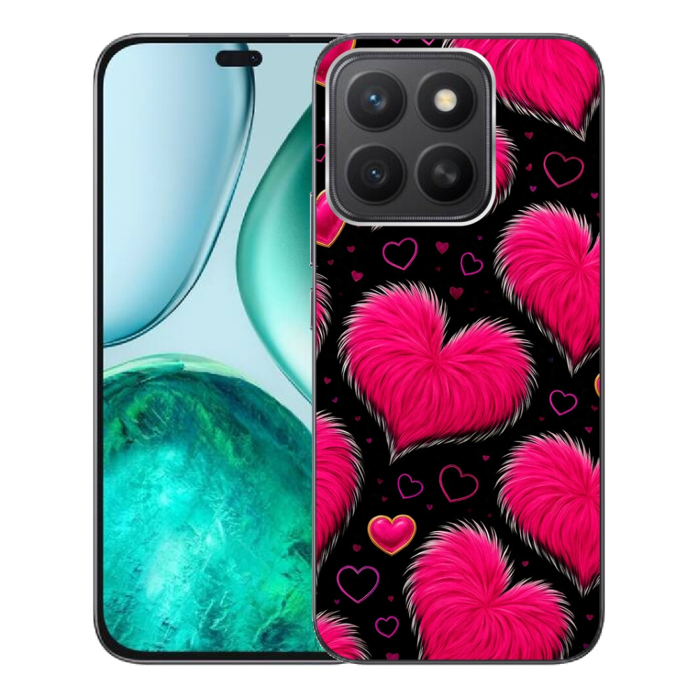 Gélový kryt mmCase na Honor X8c - hebké srdce
