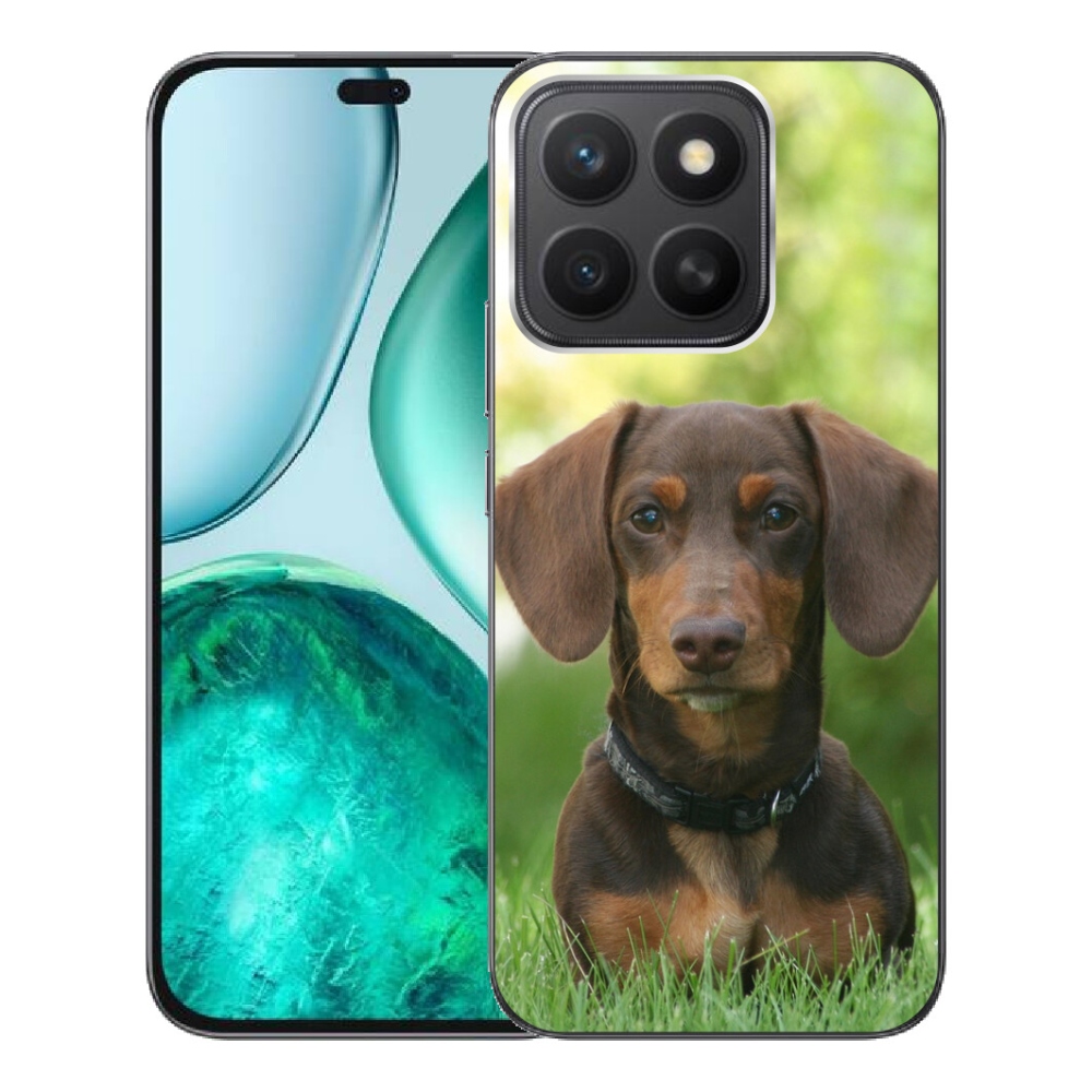 Gélový kryt mmCase na Honor X8c - hnedý jazvečík