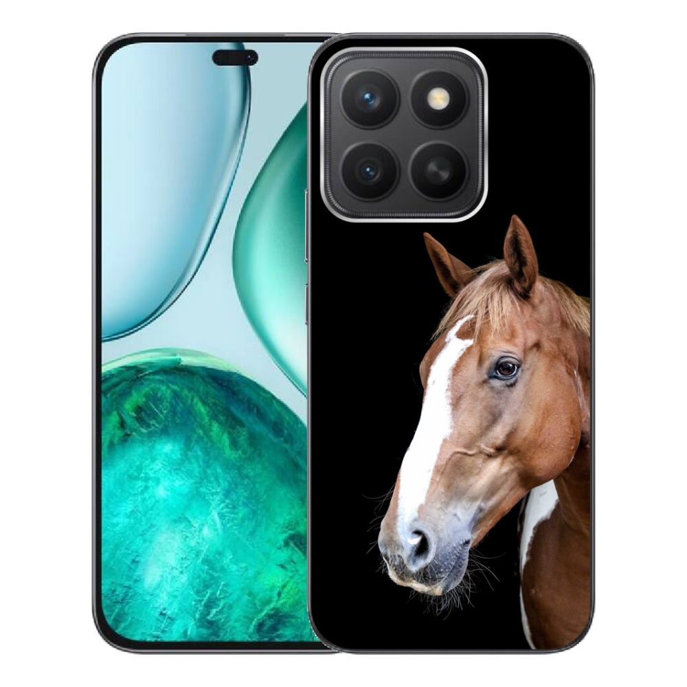 Gélový kryt mmCase na Honor X8c - hnedý kôň 3