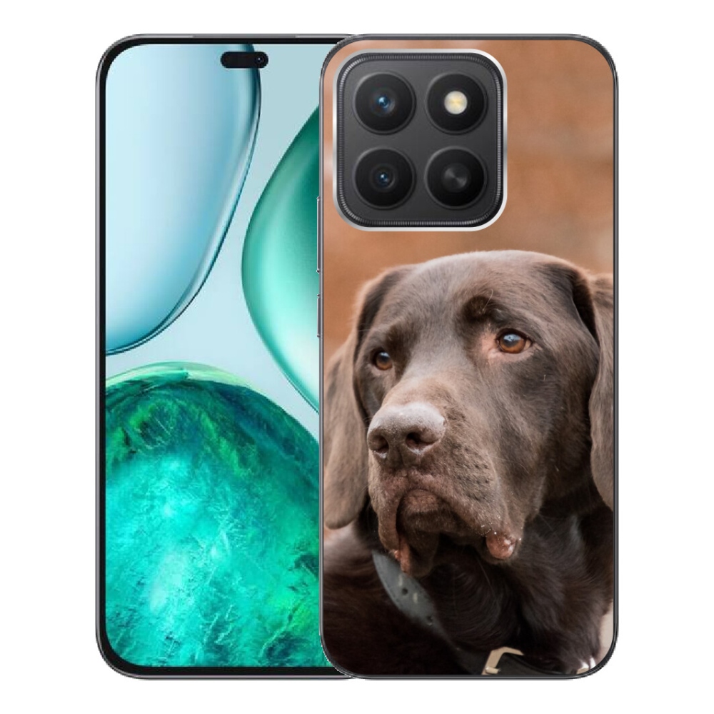 Gélový kryt mmCase na Honor X8c - hnedý labrador