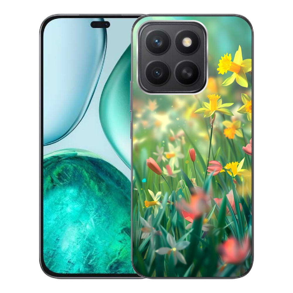 Gélový kryt mmCase na Honor X8c - jarné kvety