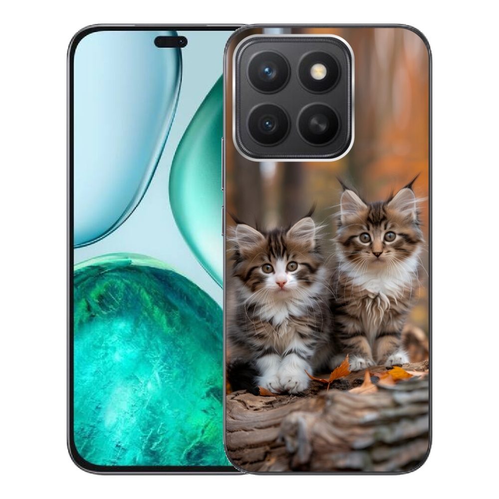 Gélový kryt mmCase na Honor X8c - mačacie duo 3