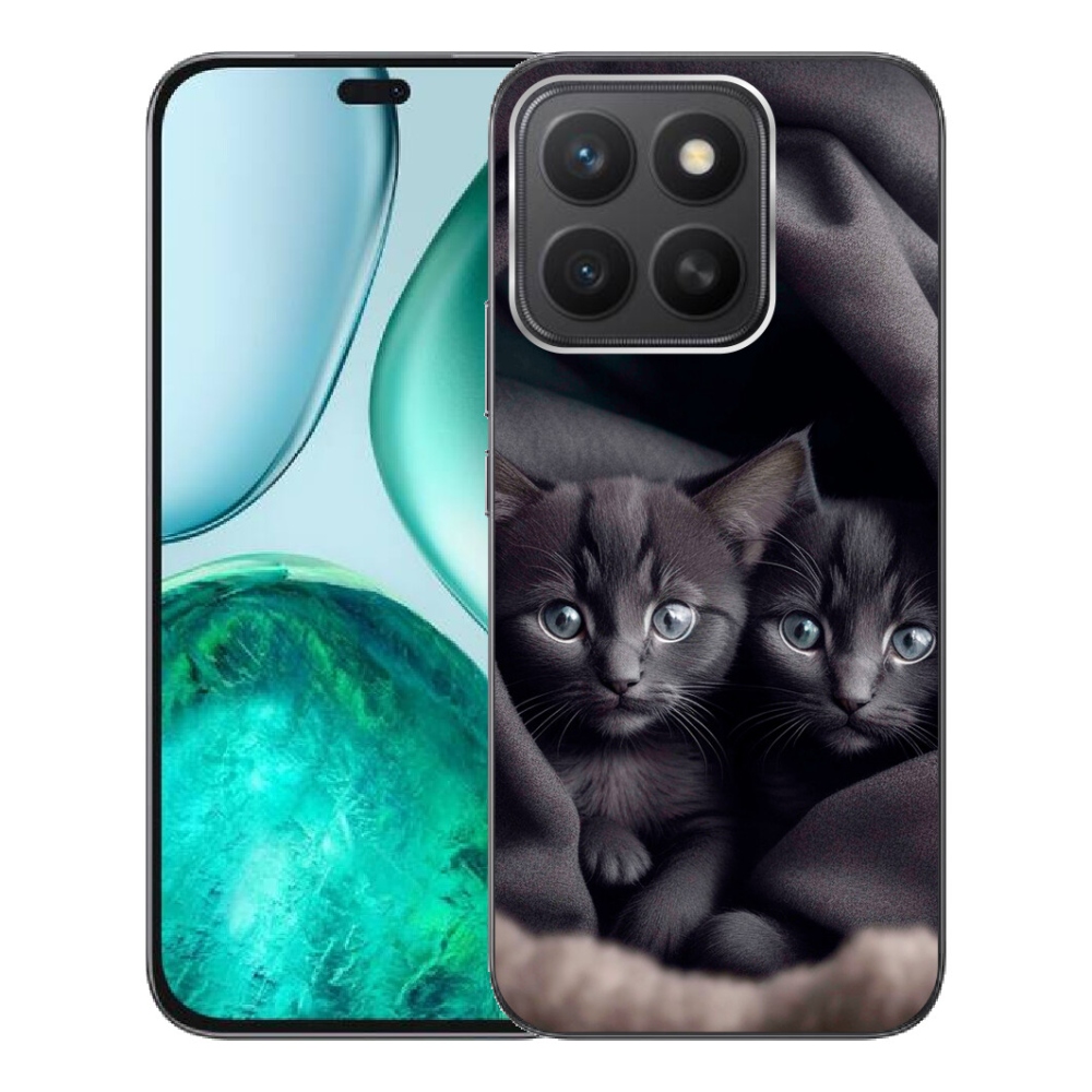 Gélový kryt mmCase na Honor X8c - mačacie duo