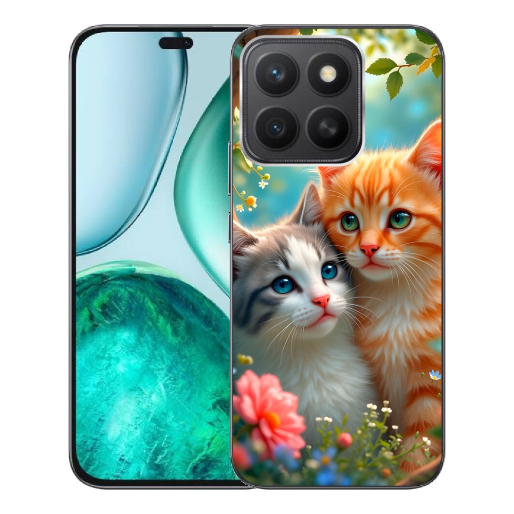 Gélový kryt mmCase na Honor X8c - mačacia láska 2