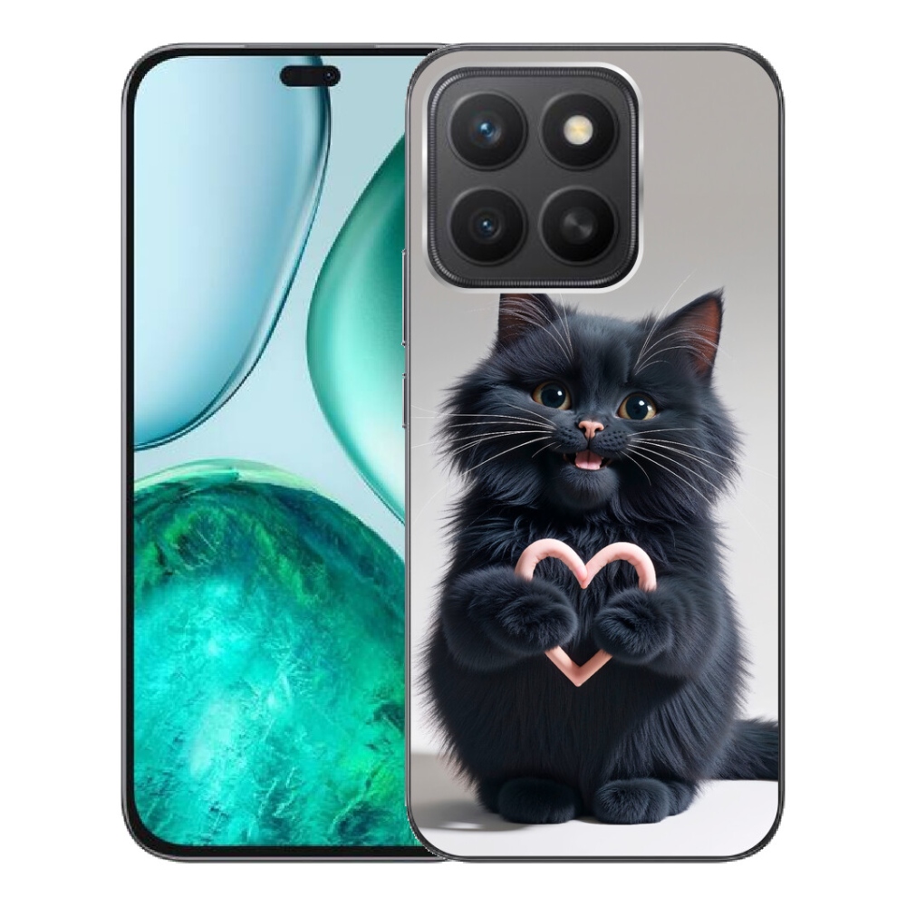Gélový kryt mmCase na Honor X8c - mačacia láska 3