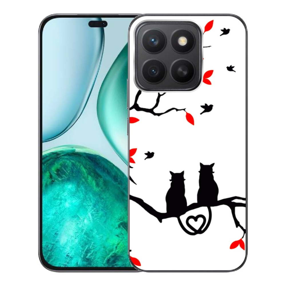 Gélový kryt mmCase na Honor X8c - mačacia láska