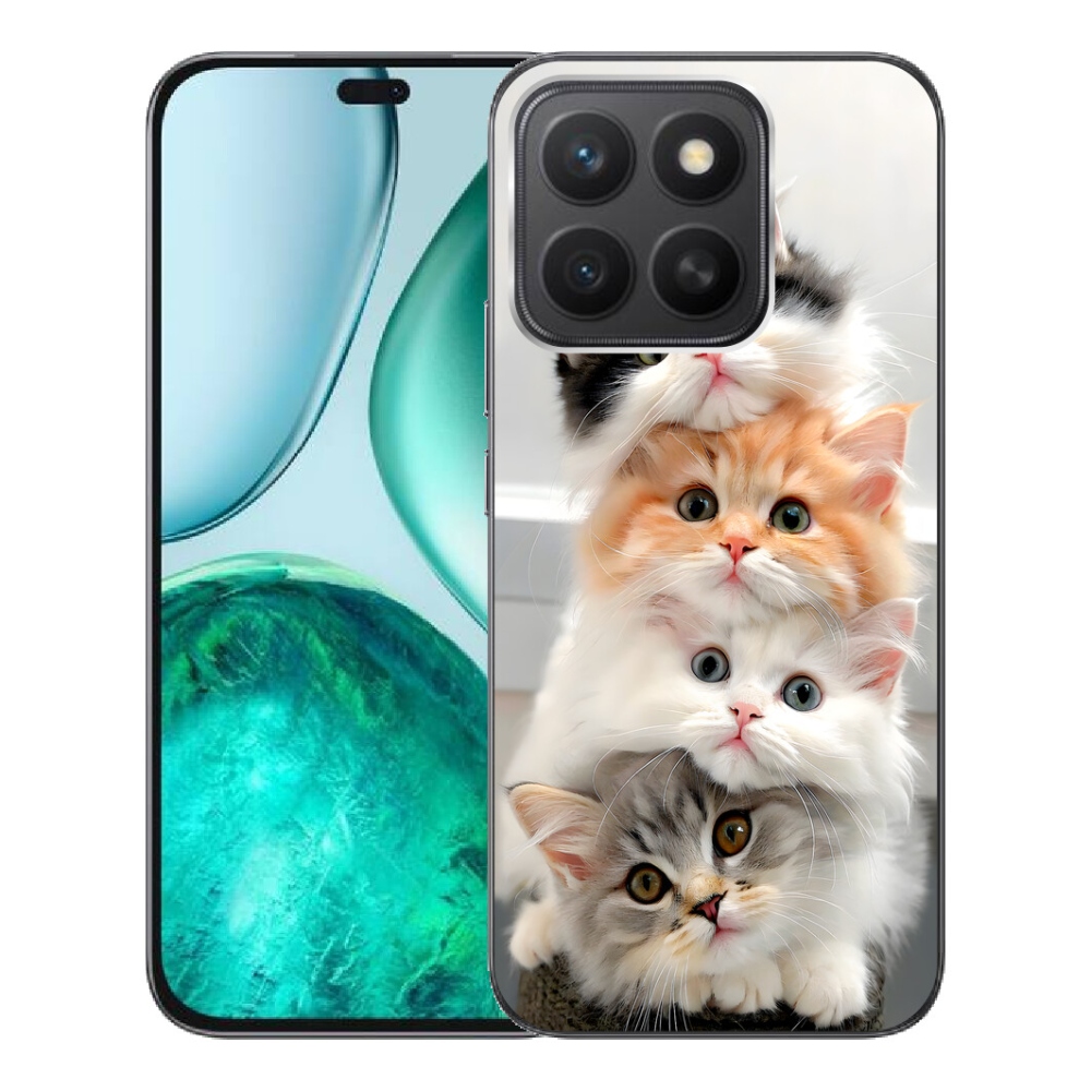 Gélový kryt mmCase na Honor X8c - mačacia partia