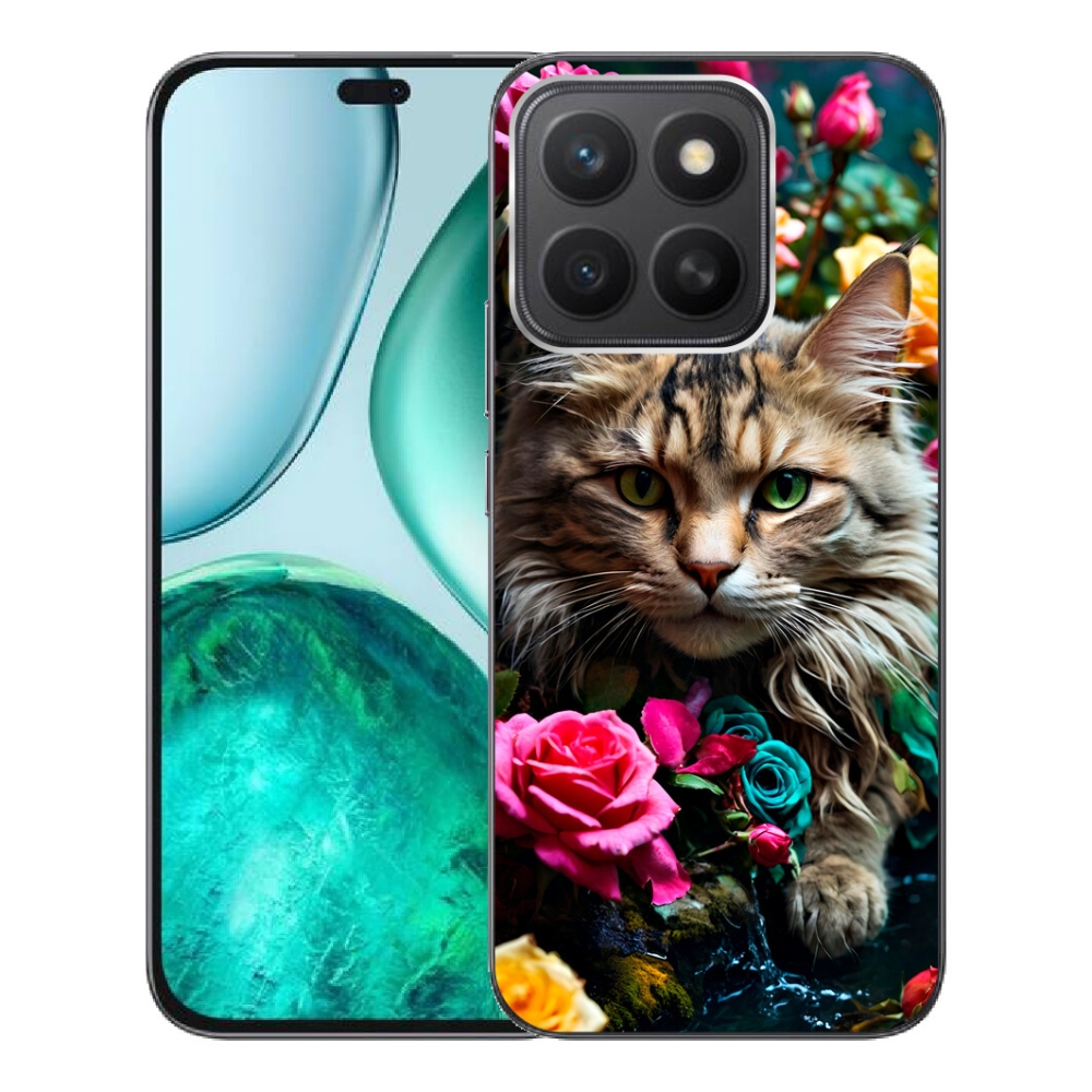 Gélový kryt mmCase na Honor X8c - mačacie pohľad 2
