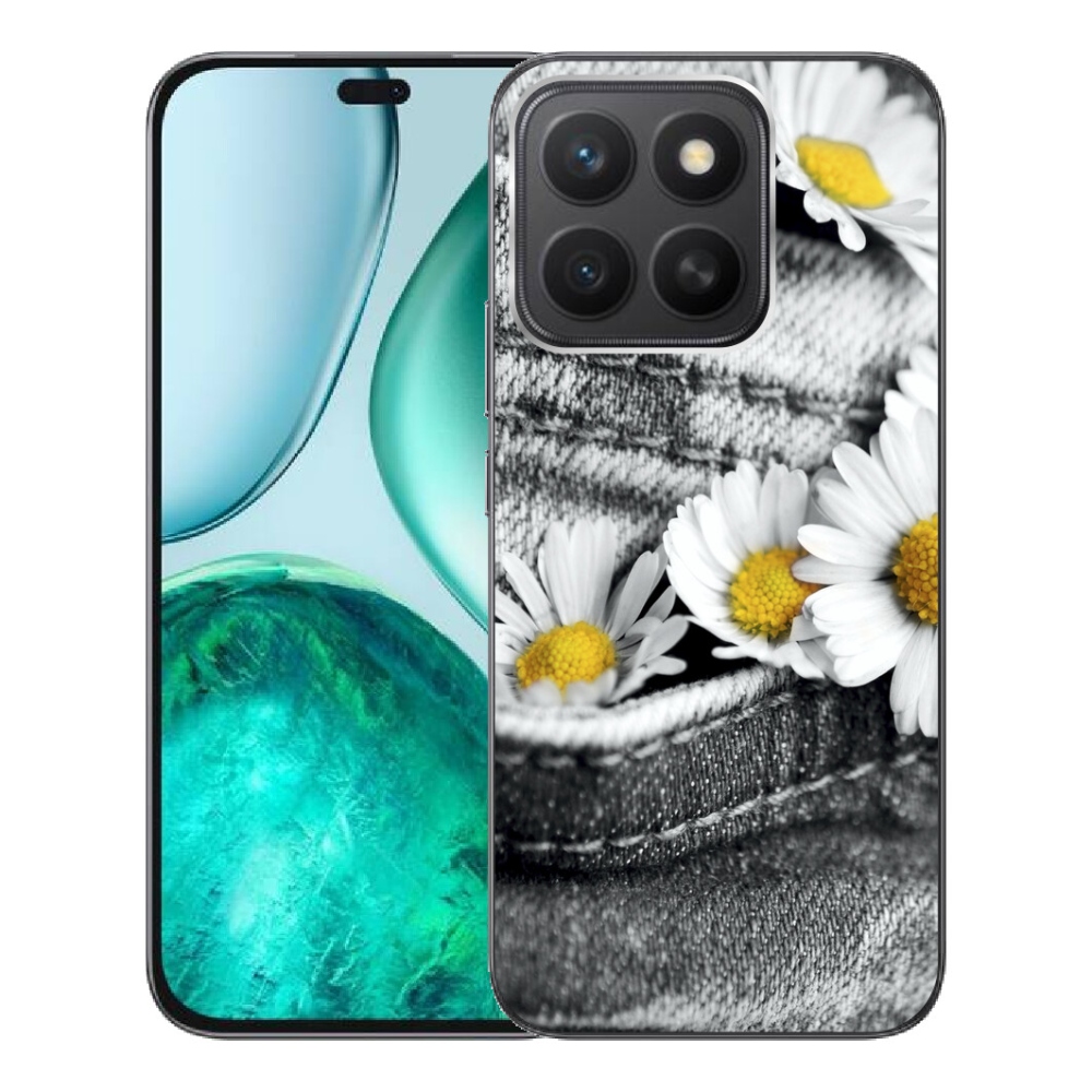 Gélový kryt mmCase na Honor X8c - margaréty