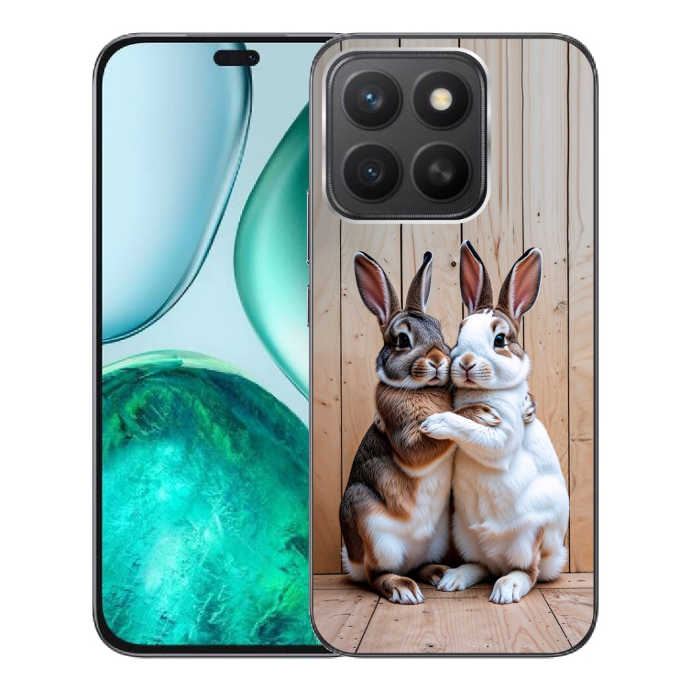 Gélový kryt mmCase na Honor X8c - králičie pár
