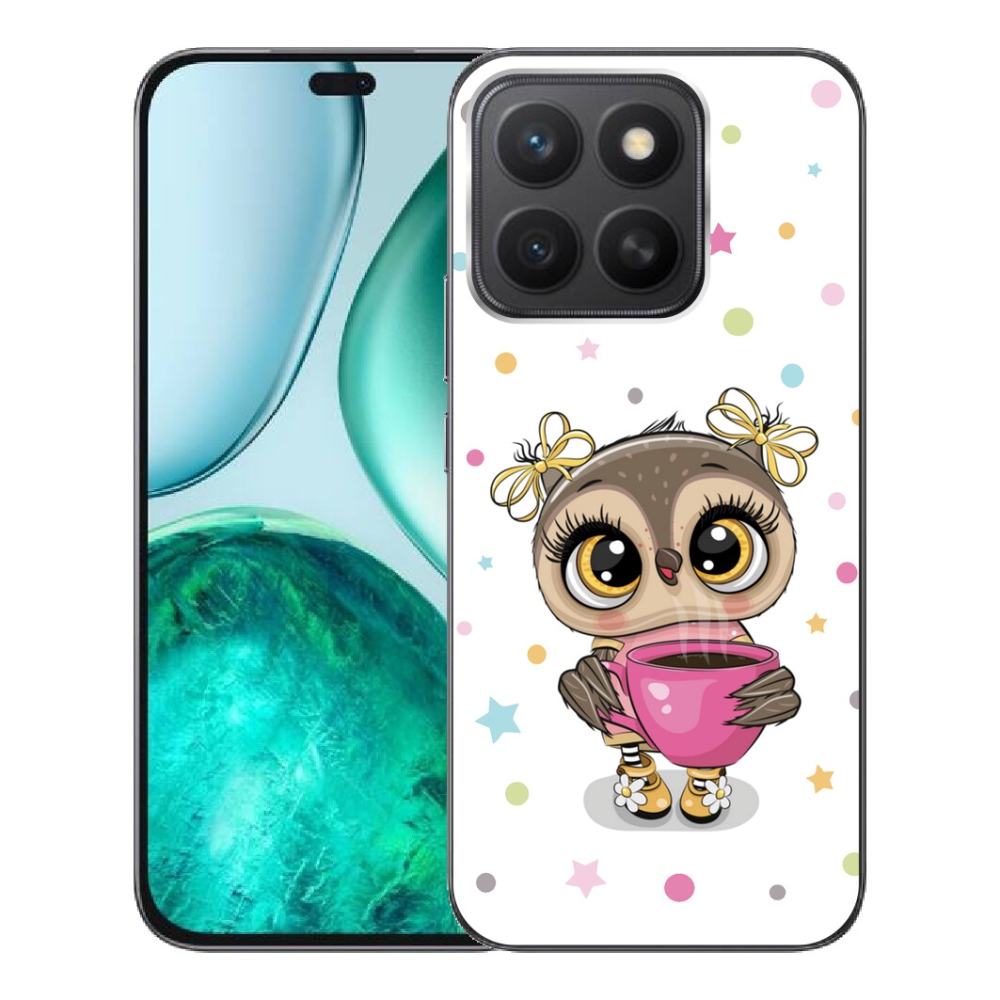 Gélový kryt mmCase na Honor X8c - kreslená sovička