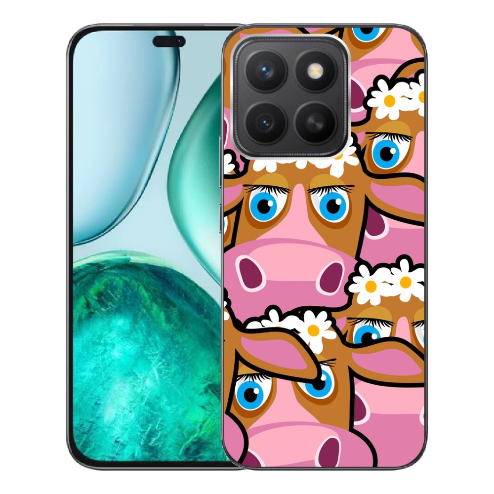 Gélový kryt mmCase na Honor X8c - kreslené kravičky