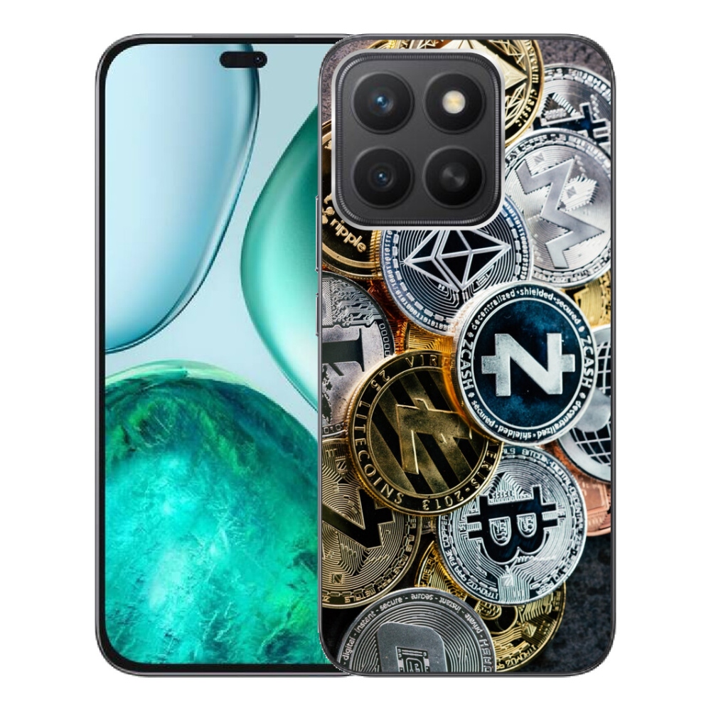 Gélový kryt mmCase na Honor X8c - kryptomeny