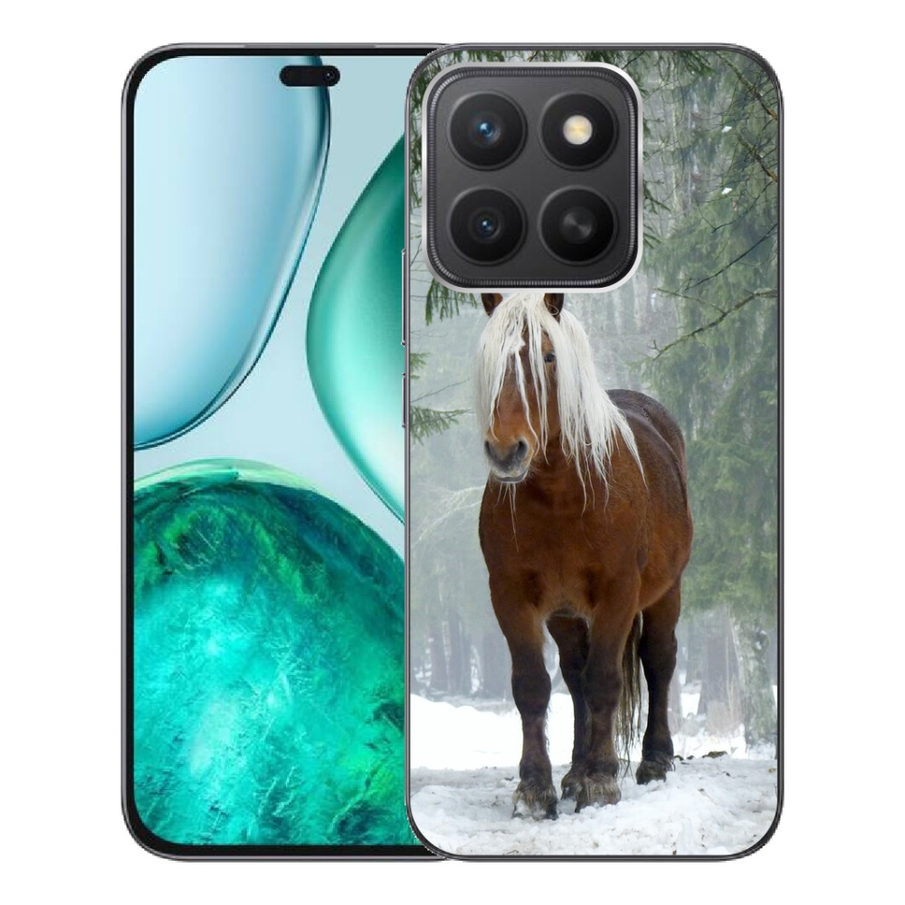 Gélový kryt mmCase na Honor X8c - kôň v lese