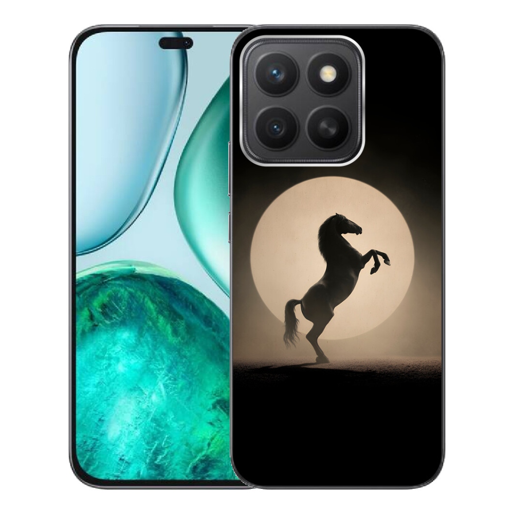 Gélový kryt mmCase na Honor X8c - kôň v siluete