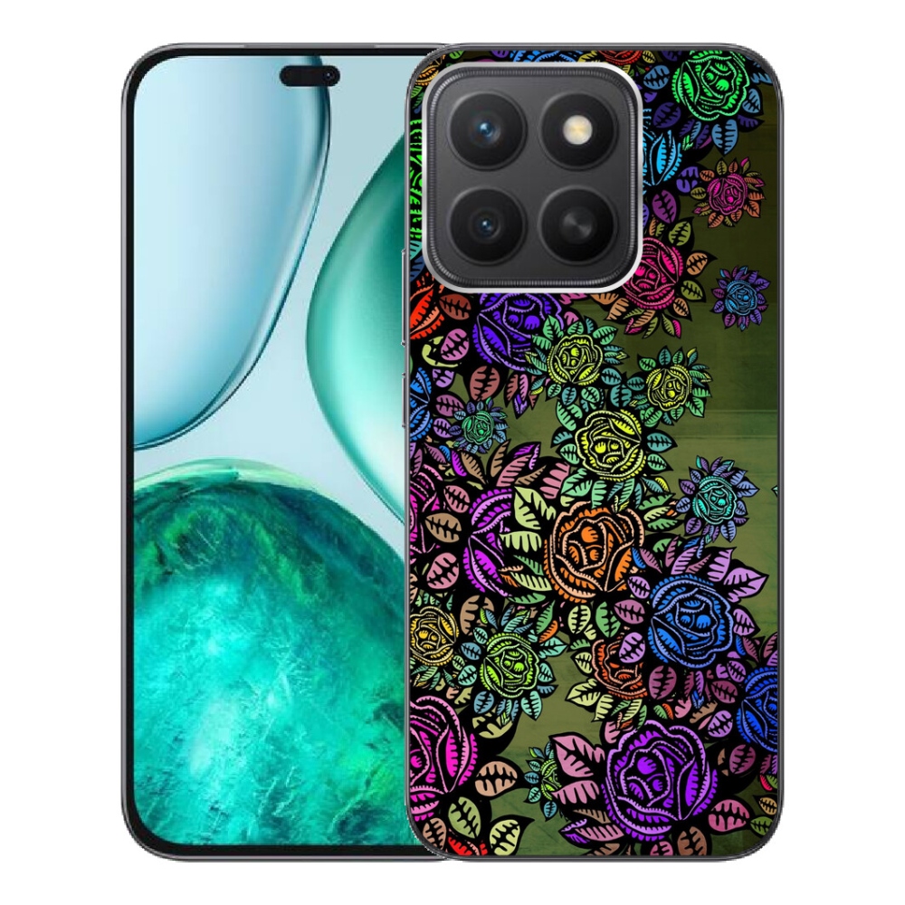 Gélový kryt mmCase na Honor X8c - kvety 6