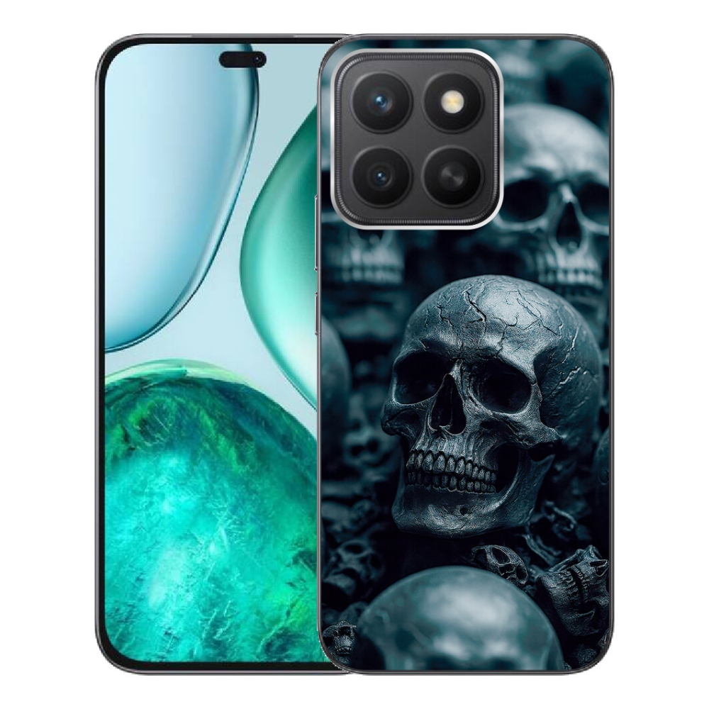 Gélový kryt mmCase na Honor X8c - lebka 2