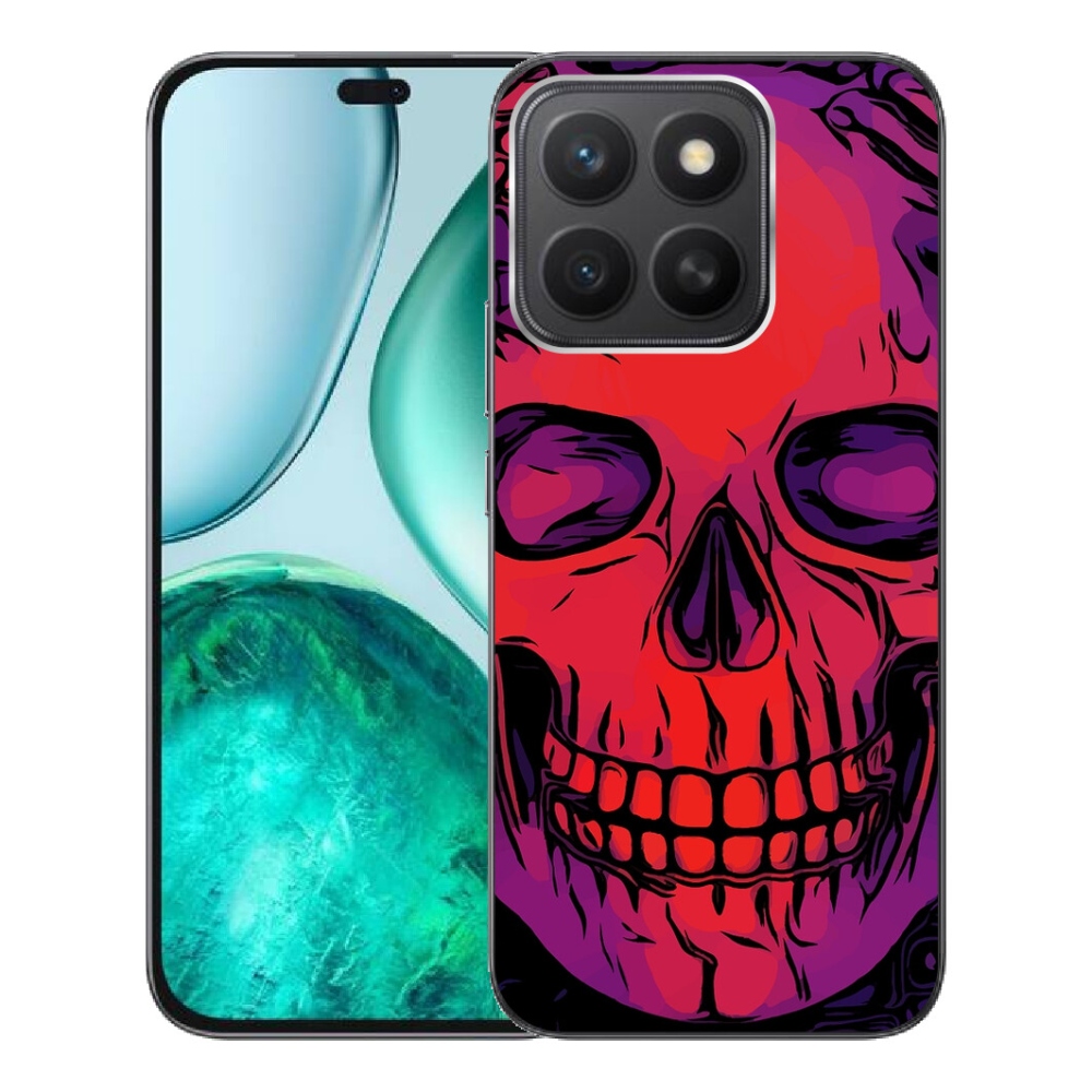 Gélový kryt mmCase na Honor X8c - lebka
