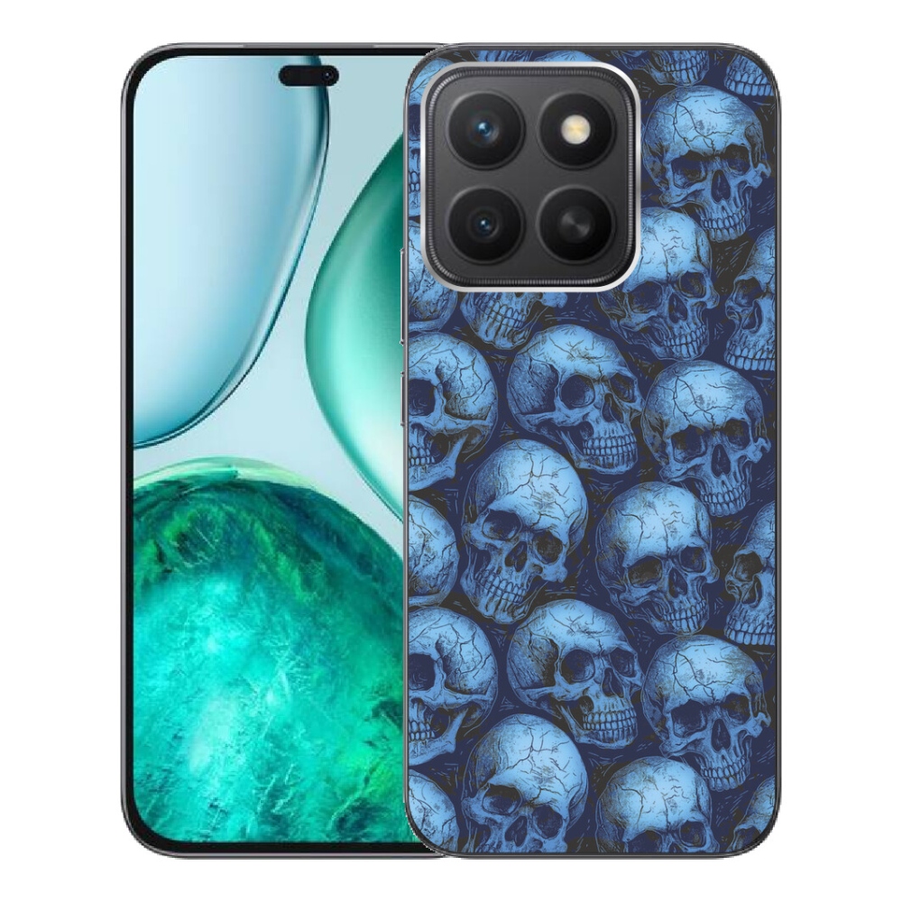 Gélový kryt mmCase na Honor X8c - lebky