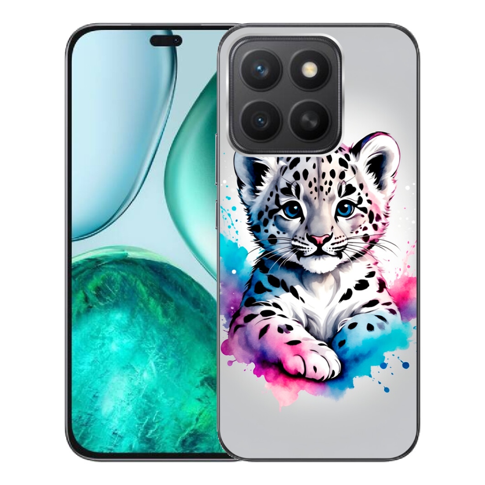 Gélový kryt mmCase na Honor X8c - leopardej mláďa