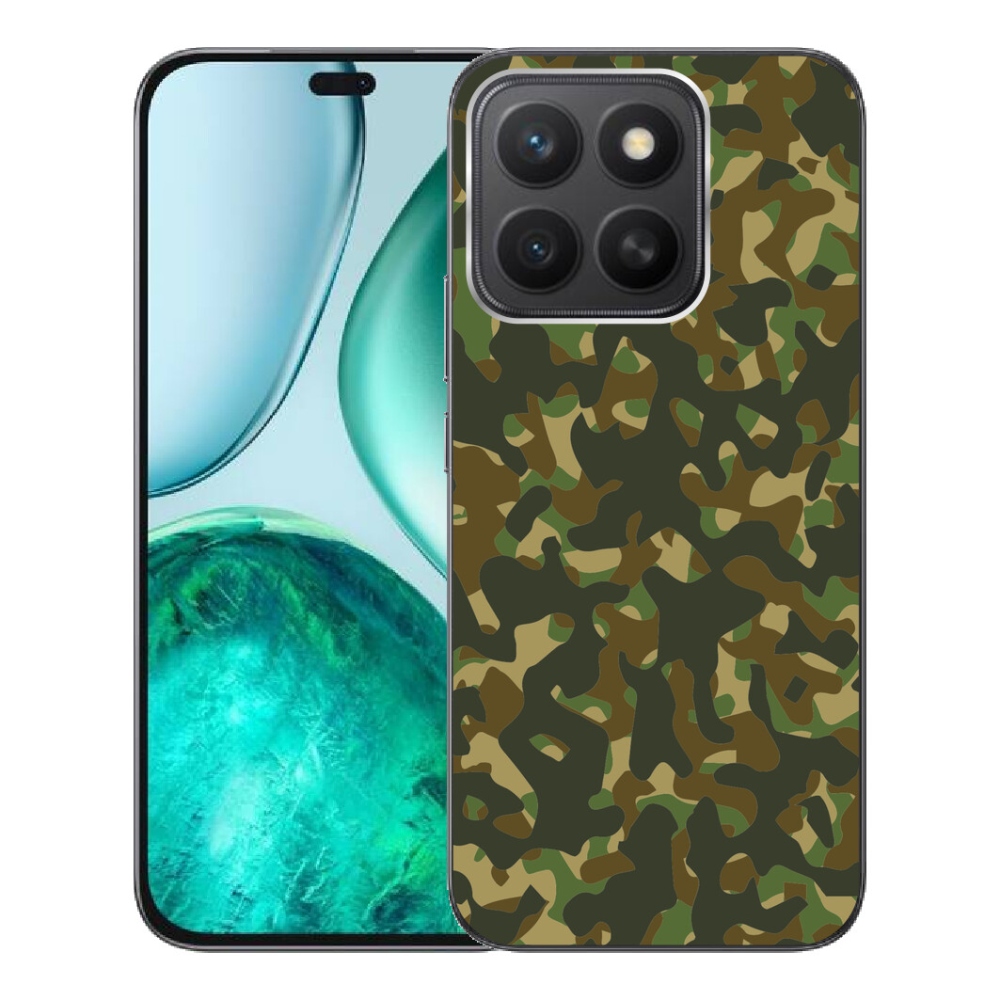 Gélový kryt mmCase na Honor X8c - maskáčový vzor 1