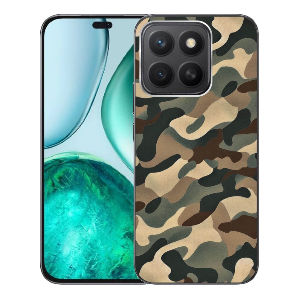 Gélový kryt mmCase na Honor X8c - maskáčový vzor 11