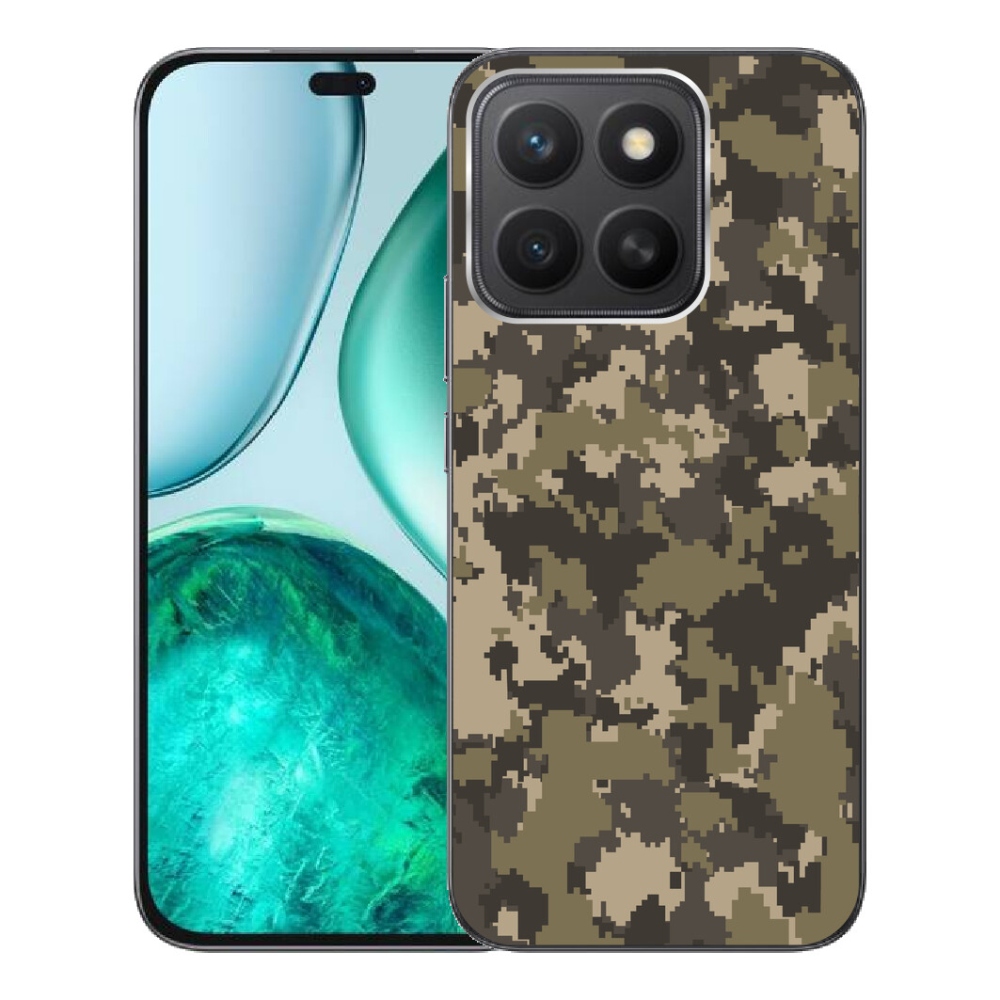 Gélový kryt mmCase na Honor X8c - maskáčový vzor 12
