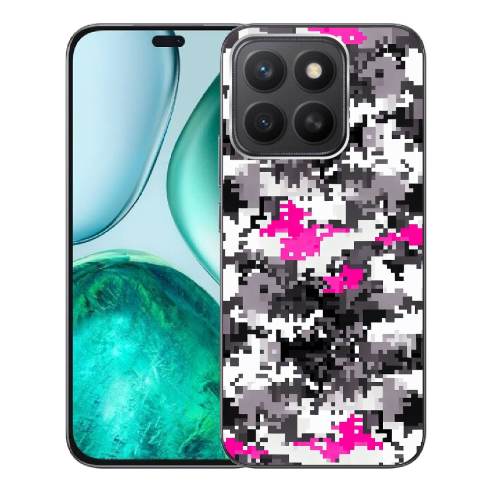 Gélový kryt mmCase na Honor X8c - maskáčový vzor 4