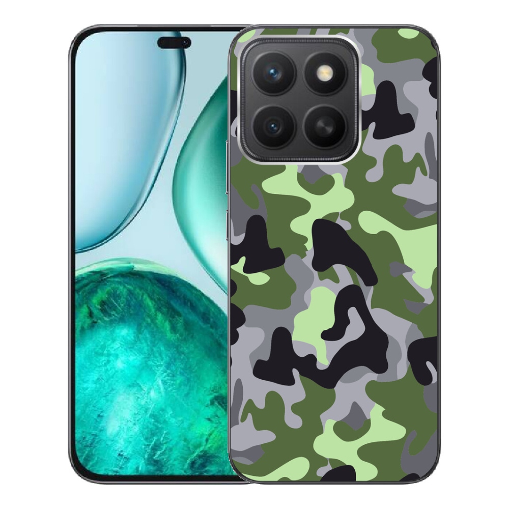 Gélový kryt mmCase na Honor X8c - maskáčový vzor 7